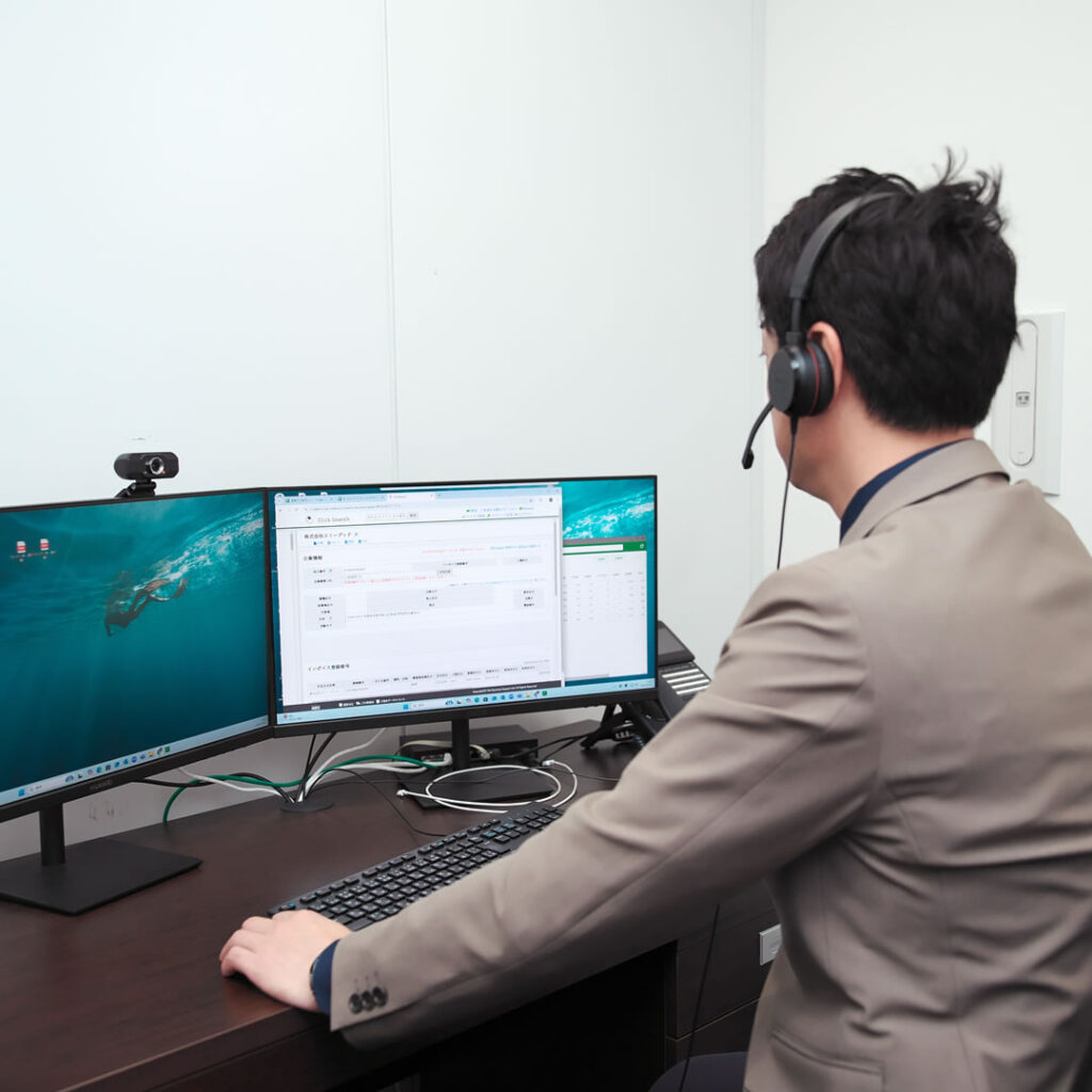 最適な営業戦略を知っている田中代表