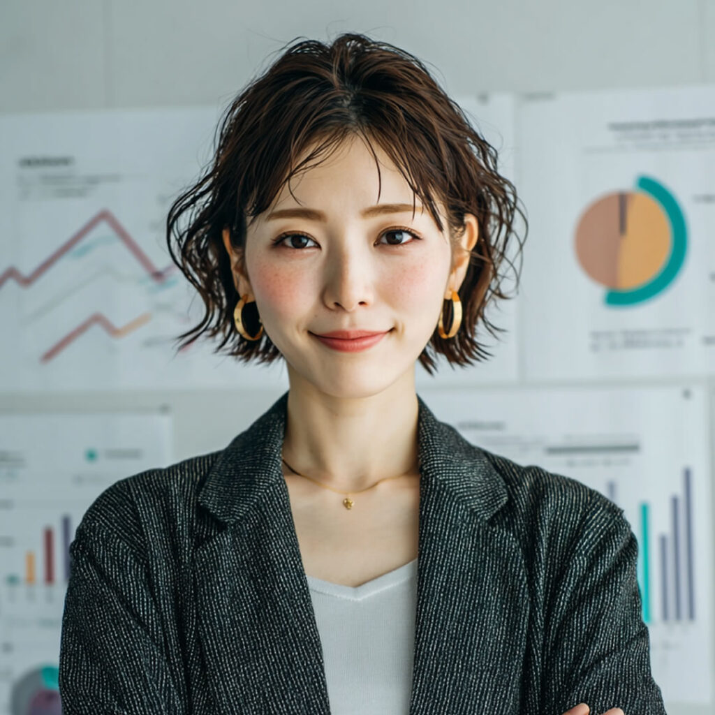 BtoG市場で成果を出す「実行ノウハウ」の全貌を説明している女性