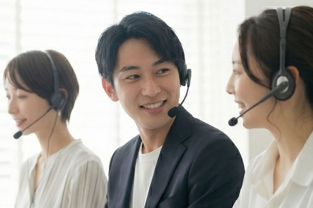 テレアポしている様子2