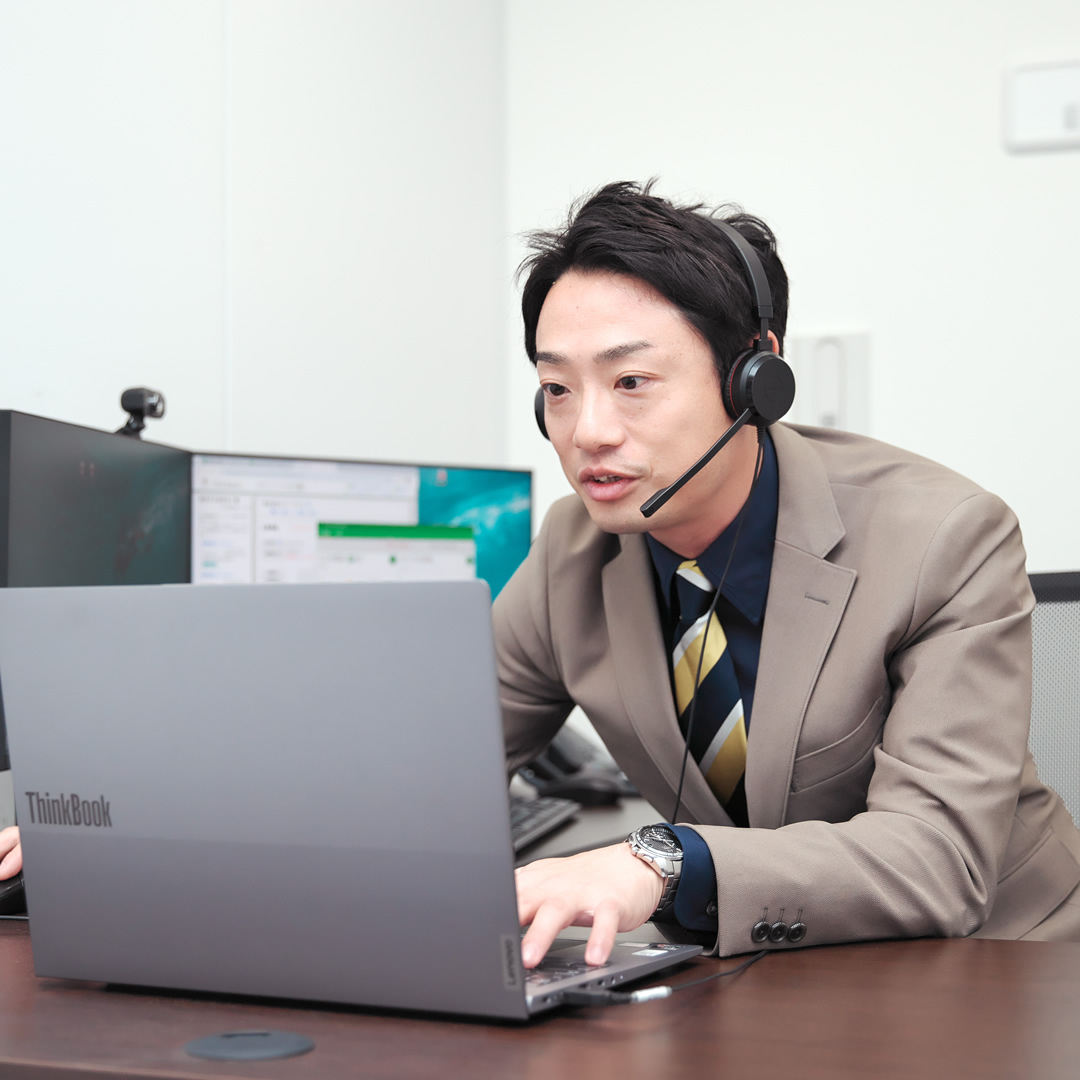 テレアポをしているスリーグッド社長田中祐貴