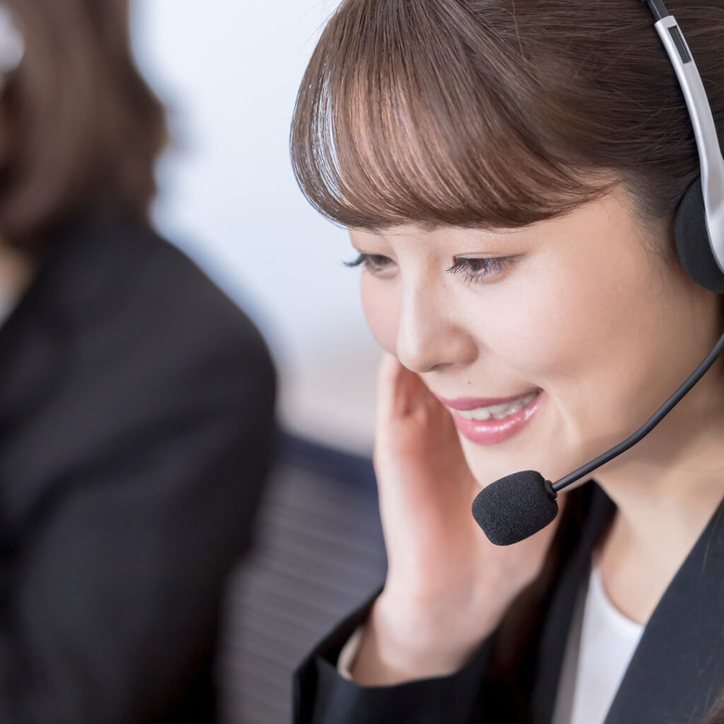 コールしている女性