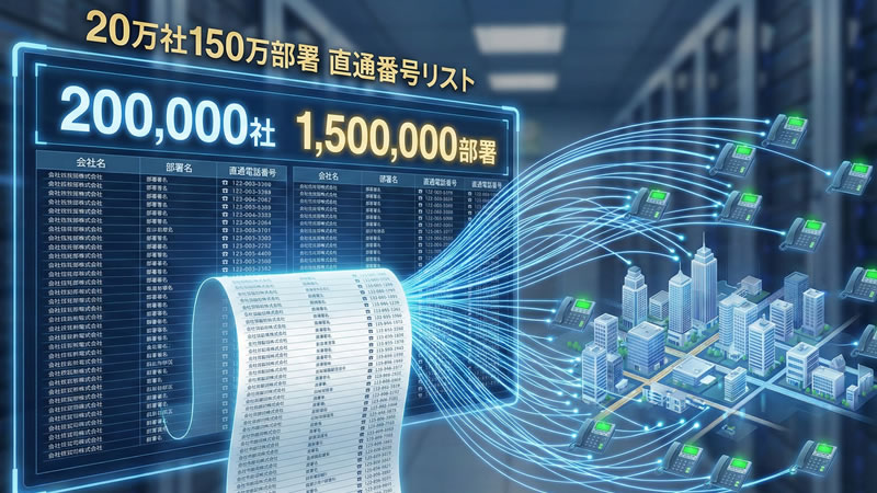 番号リストのイメージ