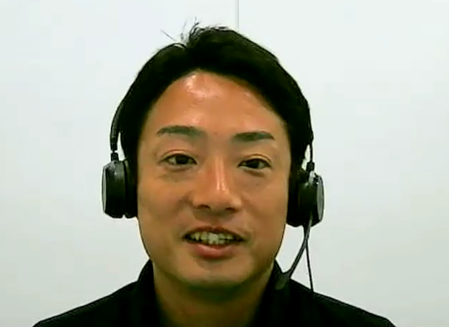 ハヤパスの代表片山様とZOOMしているところ